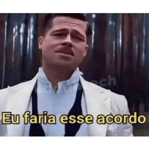 Eu faria esse acordo 😃👍