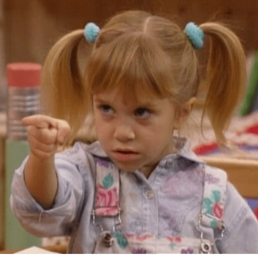 Reações Michelle Tanner 10