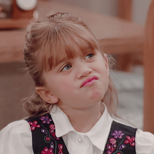 Reações Michelle Tanner 9