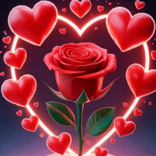 Coração love 8