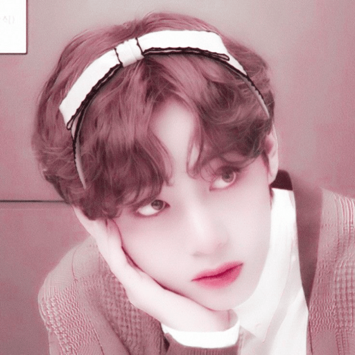 🍥Kimtaehyung-soft pink icons🎀 4