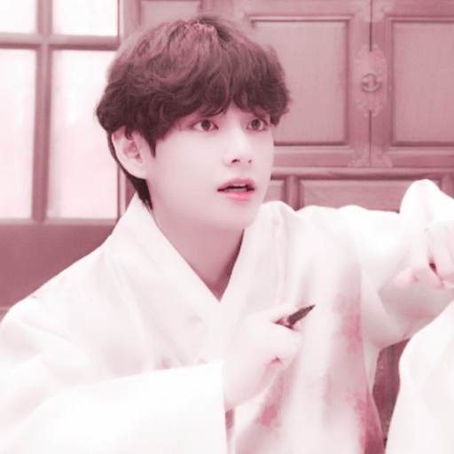 🍥Kimtaehyung-soft pink icons🎀 16