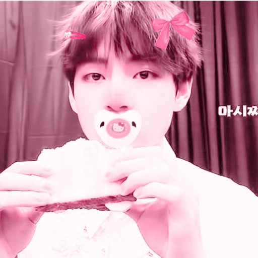 🍥Kimtaehyung-soft pink icons🎀 7