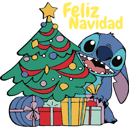 Stitch navideño Preesco VIP