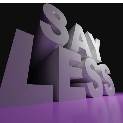 3D text reaction 2 3
