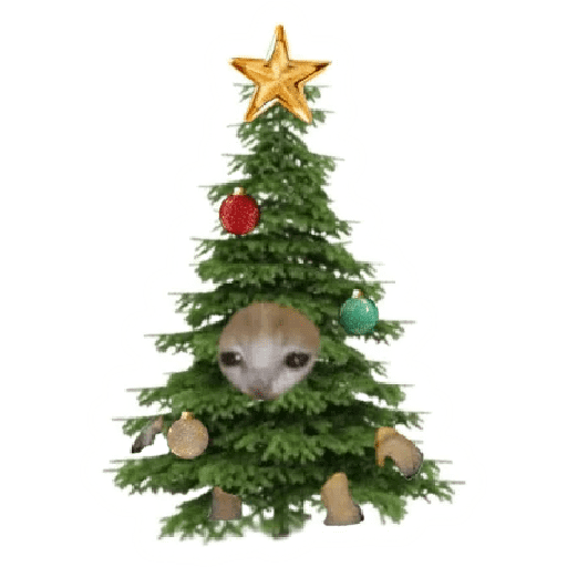 Gatinho natalino