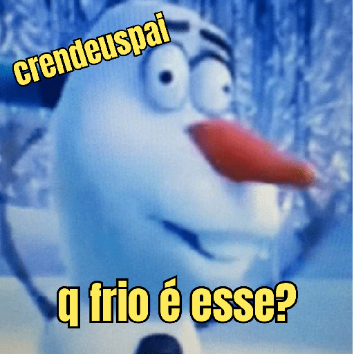 FRIO | Olaf reagindo ❄️ ⛄️