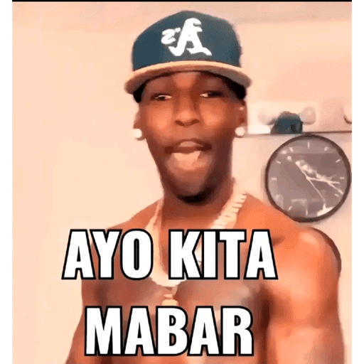 Jomok Sticker Baru