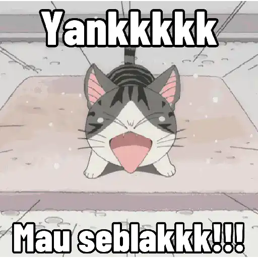 Animasi kartun kucing