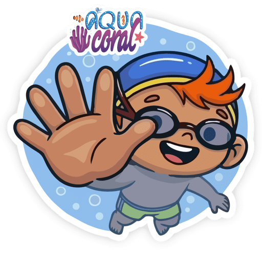 AQUA CORAL EMOJIS  9