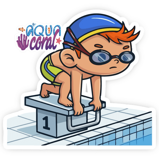 AQUA CORAL EMOJIS  7