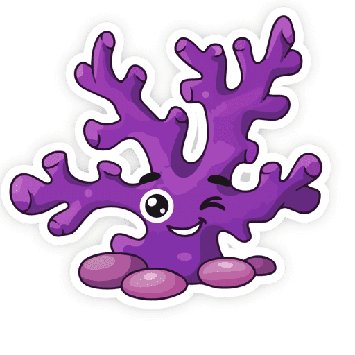 AQUA CORAL EMOJIS  22