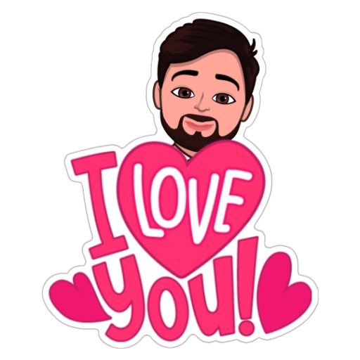 I Love You And I Miss You sticker