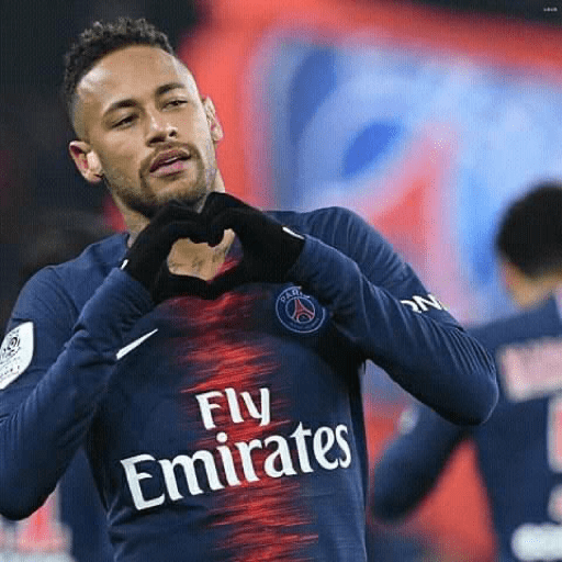 Neymar fazendo coração 🫶🏽 4