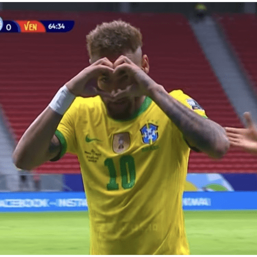 Neymar fazendo coração 🫶🏽 6