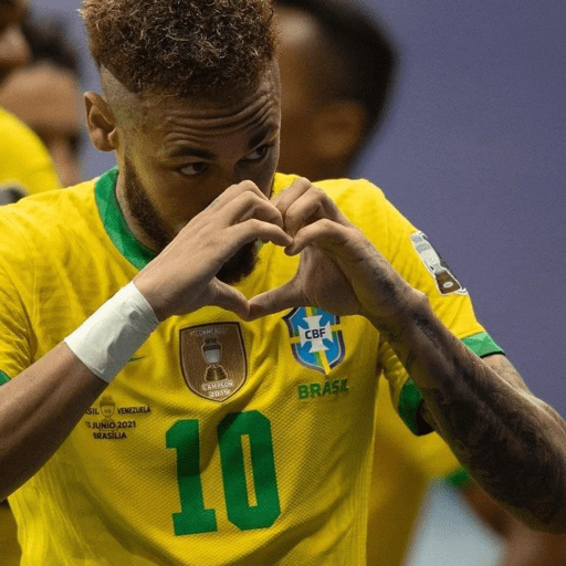 Neymar fazendo coração 🫶🏽 5