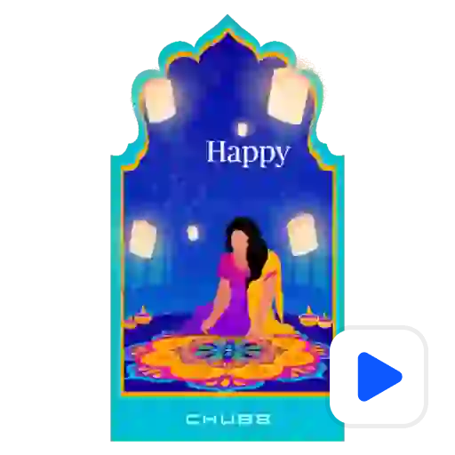 Chubb Deepavali Stickers 2023
