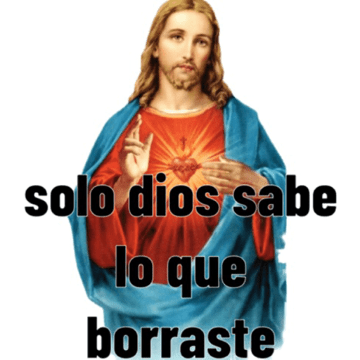 Solo dios sabe lo que borraste 1