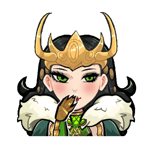 Stickers Snow Rivals Loki 