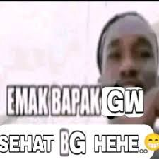 Gimana emak bapak lu sehat? 6