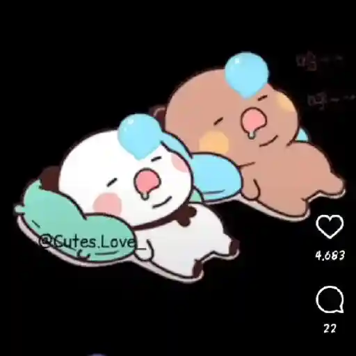 The cute love angry bubu dudu 10