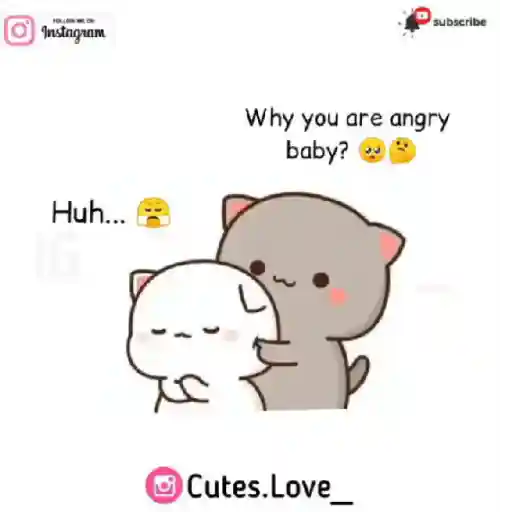 The cute love angry bubu dudu 19