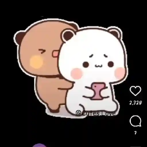The cute love angry bubu dudu 8