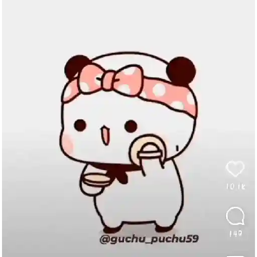 The cute love angry bubu dudu 24