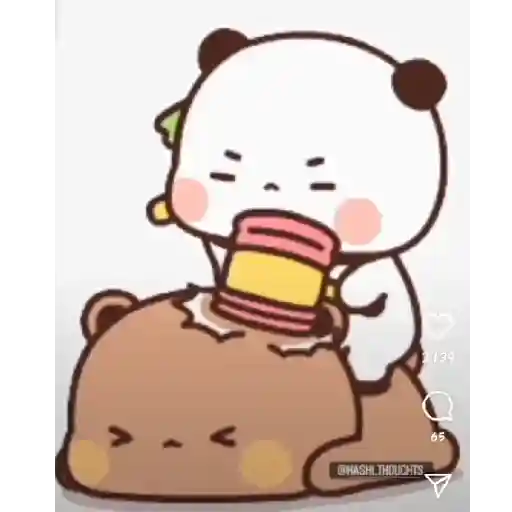 The cute love angry bubu dudu 11