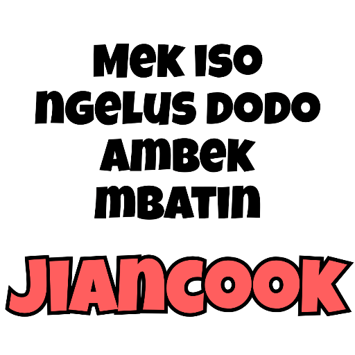 Kata kata Jowo 9