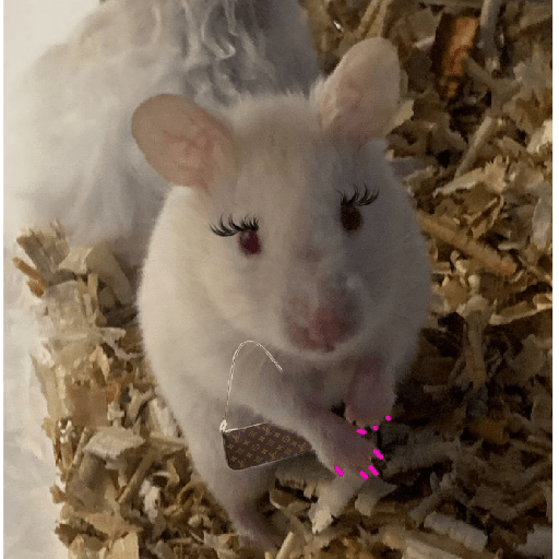 Hamster maquiando 🐹 6