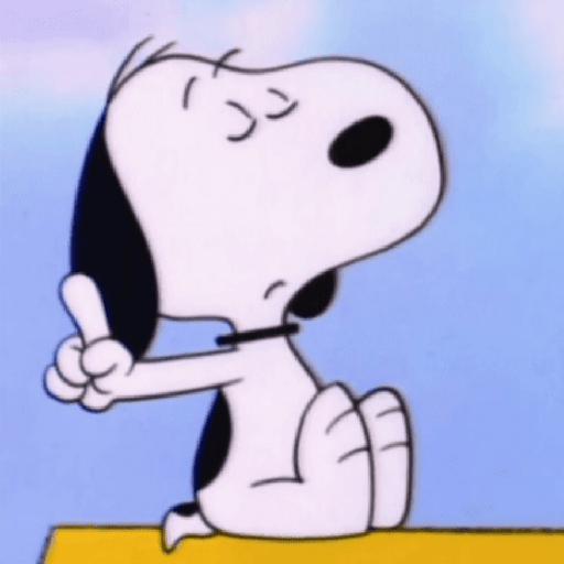 Snoopy irônico ❤️ 2