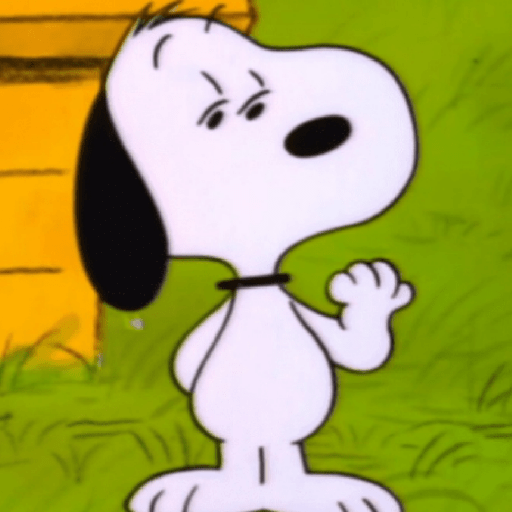 Snoopy irônico ❤️ 3
