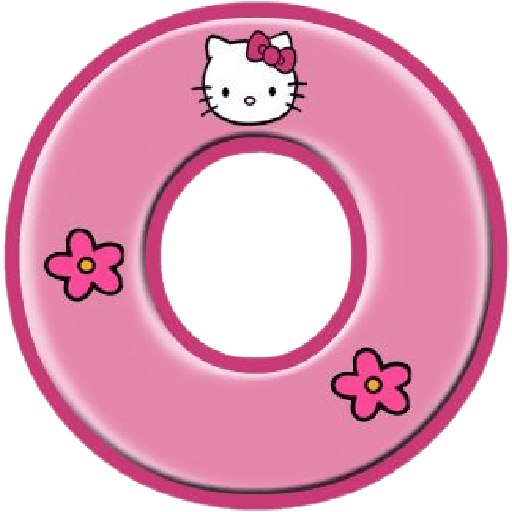 Letras Coquette Hello Kitty🎀🌸 sticker