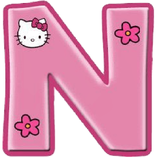 Letras Coquette Hello Kitty🎀🌸 sticker