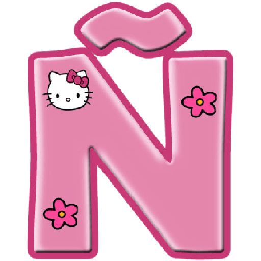 Letras Coquette Hello Kitty🎀🌸 sticker