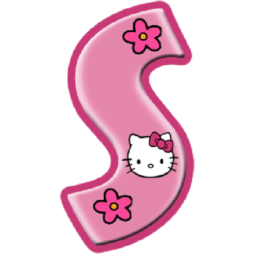 Letras Coquette Hello Kitty🎀🌸 sticker