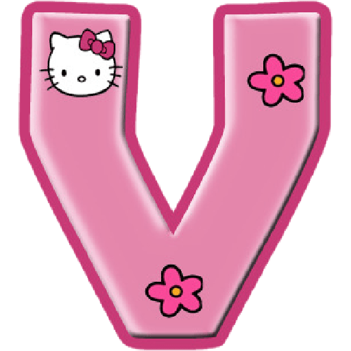 Letras Coquette Hello Kitty🎀🌸 sticker