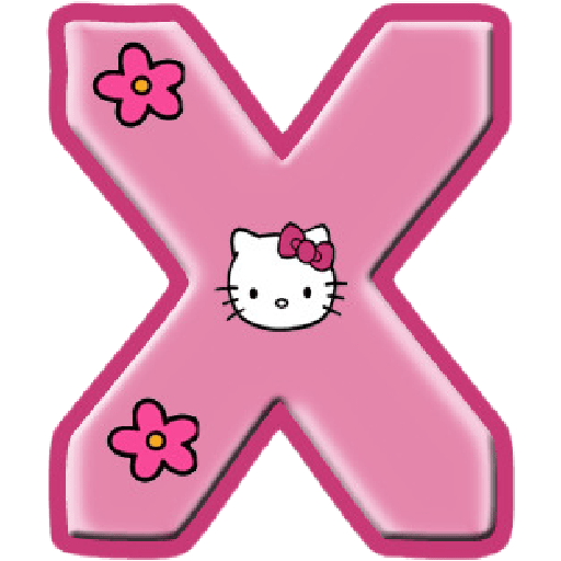 Letras Coquette Hello Kitty🎀🌸 sticker