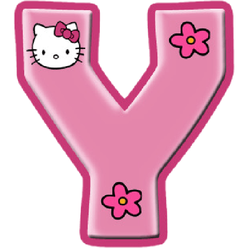 Letras Coquette Hello Kitty🎀🌸 sticker