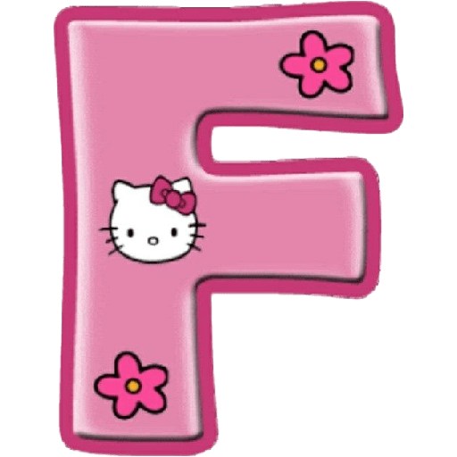 Letras Coquette Hello Kitty🎀🌸 sticker