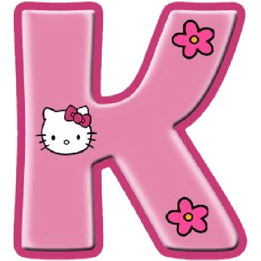 Letras Coquette Hello Kitty🎀🌸 sticker