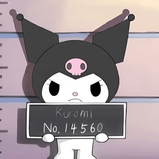 Stiker kuromi centil #4 2