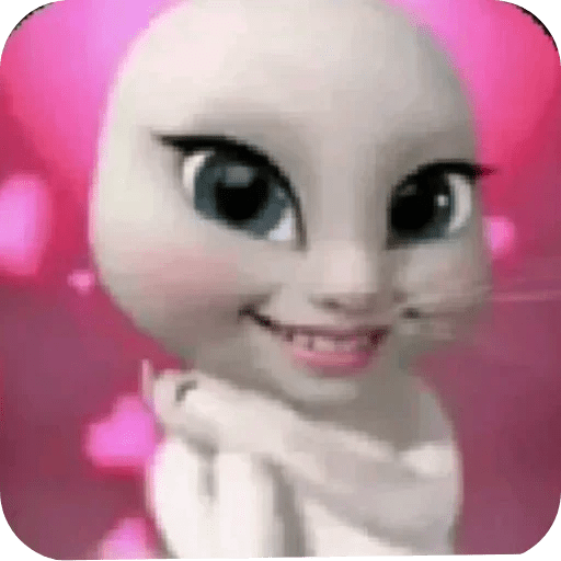 Talking angela reaction ❤