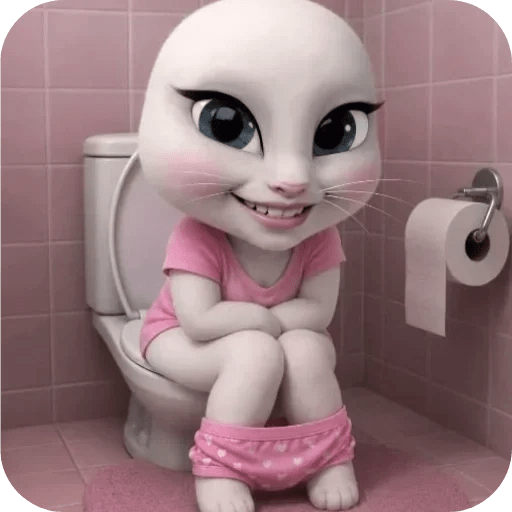 Talking angela reaction ❤ 9