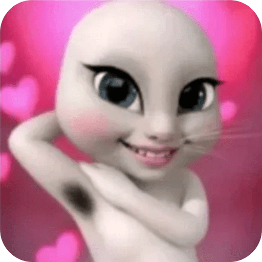 Talking angela reaction ❤ 13