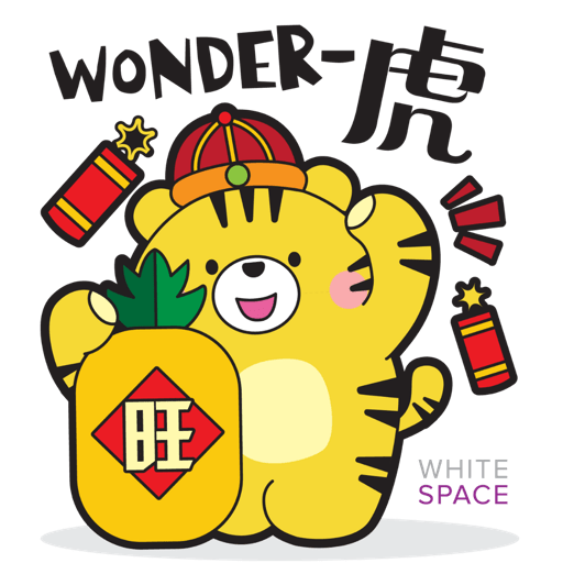 White Space CNY 2022 Stickers