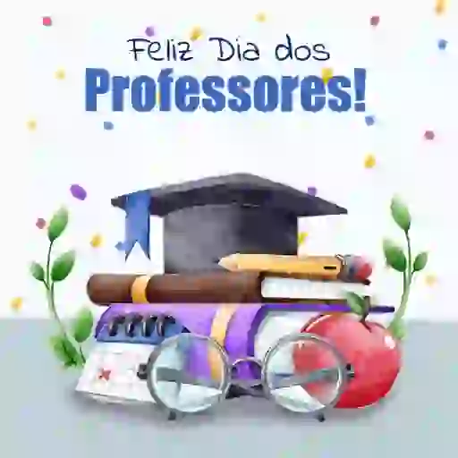 Dia dos professores animado