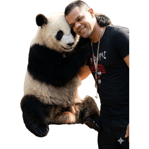 Flávio fã do panda 🐼 5
