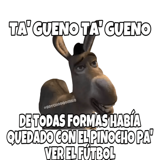 Já pode sair? Burro Shrek - Figurinhas para WhatsApp